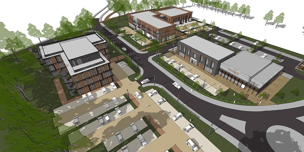 502 North Stoneham CC – CGI aerial